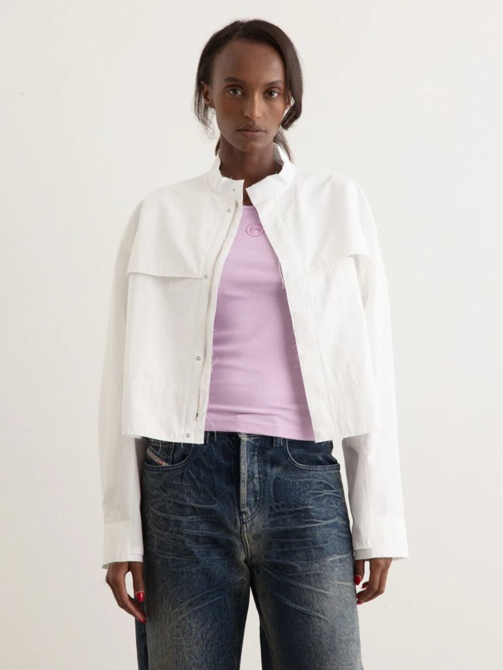 Nike ESC Women's Raw Cut Shirt every stitch considered (M)